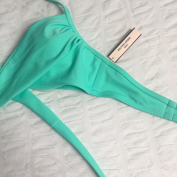 NWT Victoria’s Secret Wrap Halter Swim Suit 34B - Picture 6 of 8